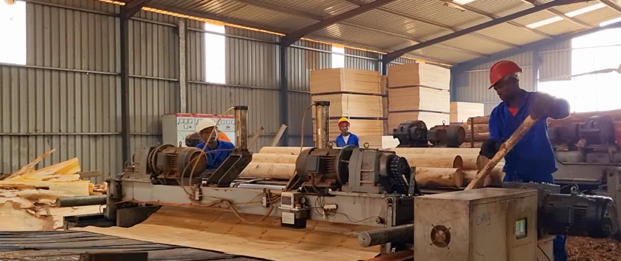 men wprking industrial