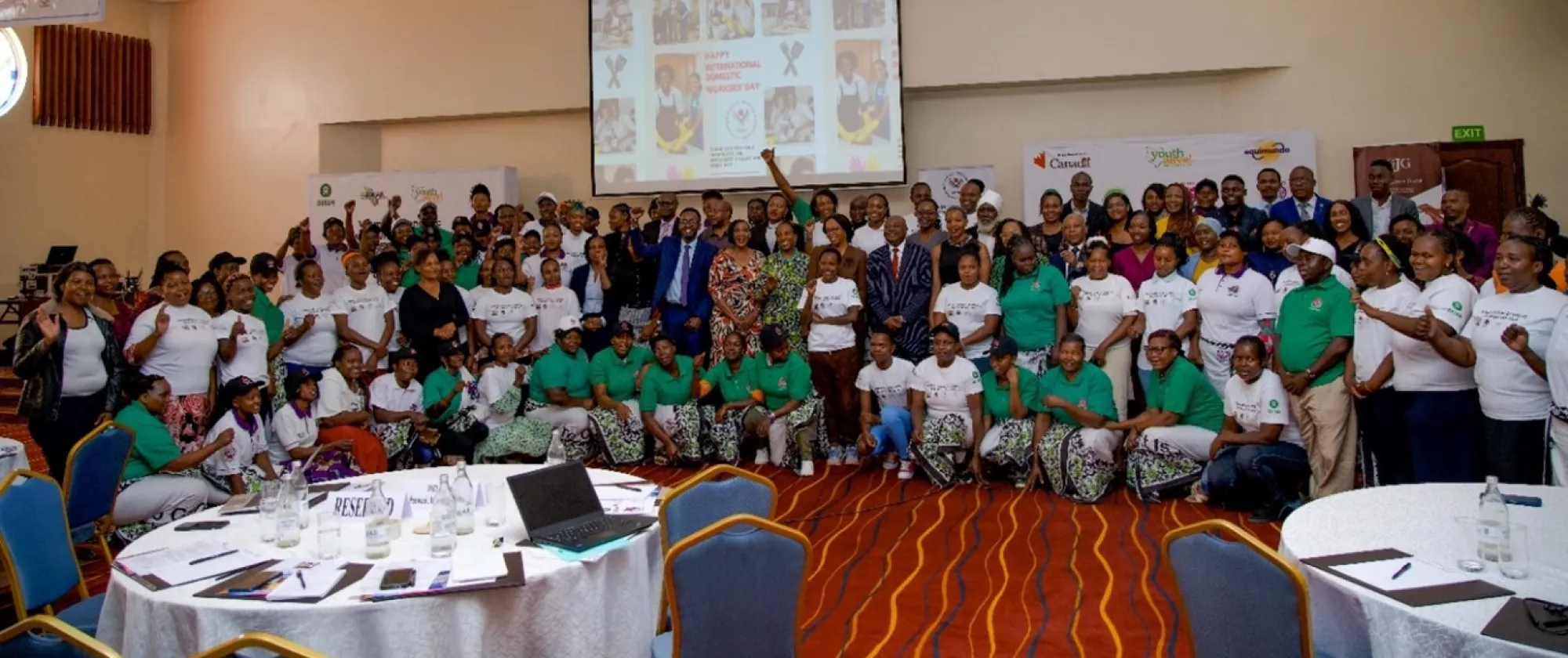 Group Photos for commemoration of Domestic Workers