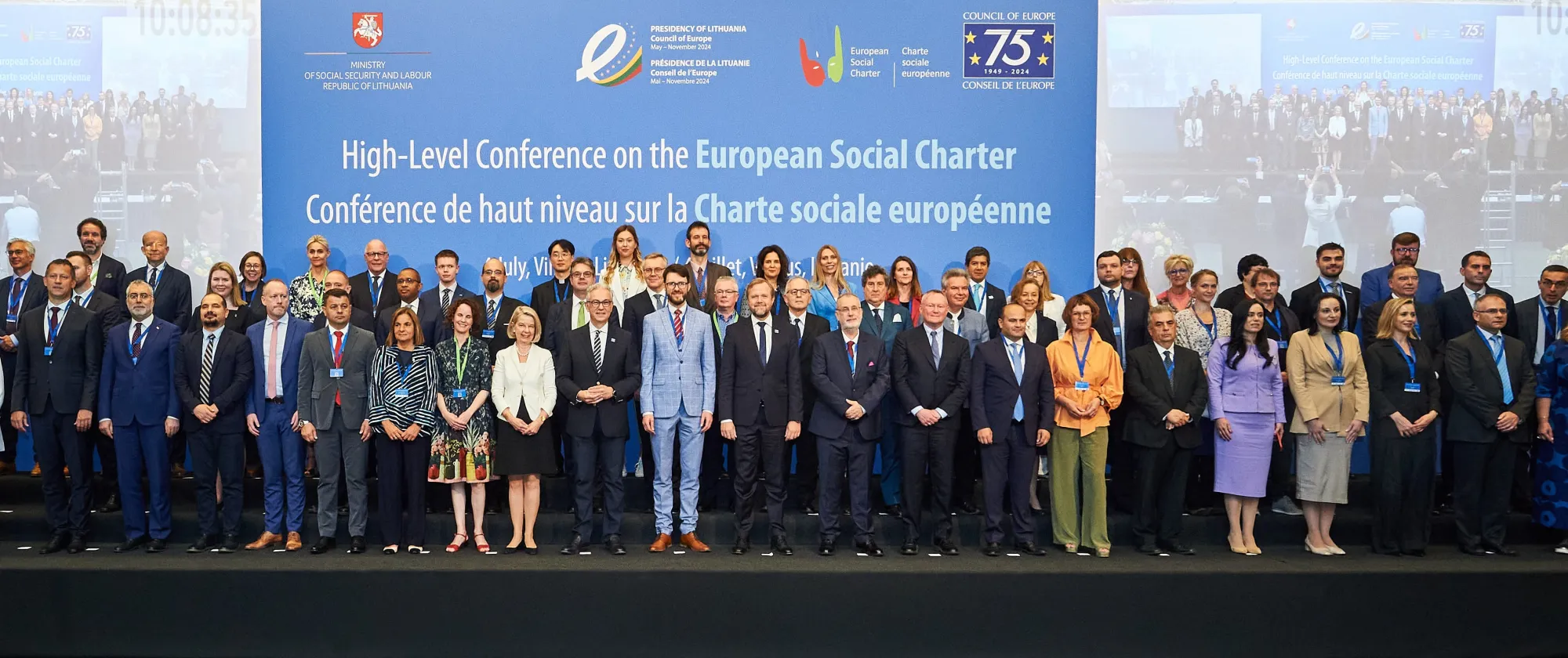 High-level conference on the European Social Charter in Vilnius, Lithuania on 4 July, 2024