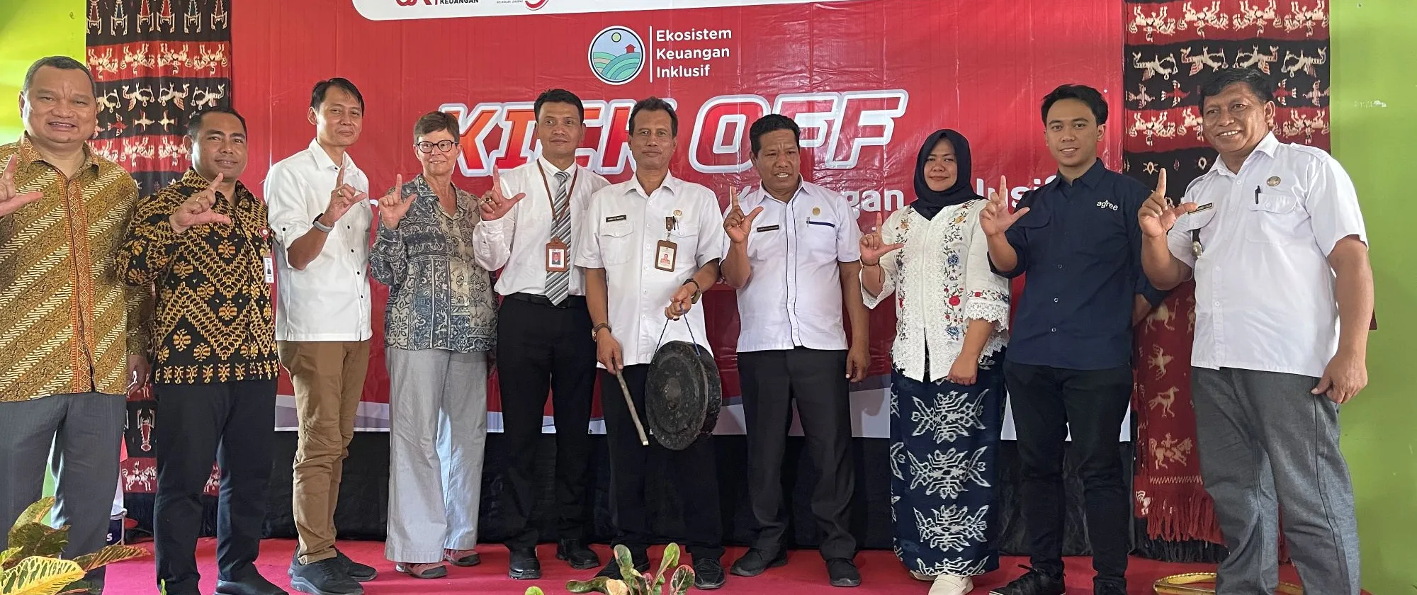 Launch of EKI Village in East Sumba, Indonesia