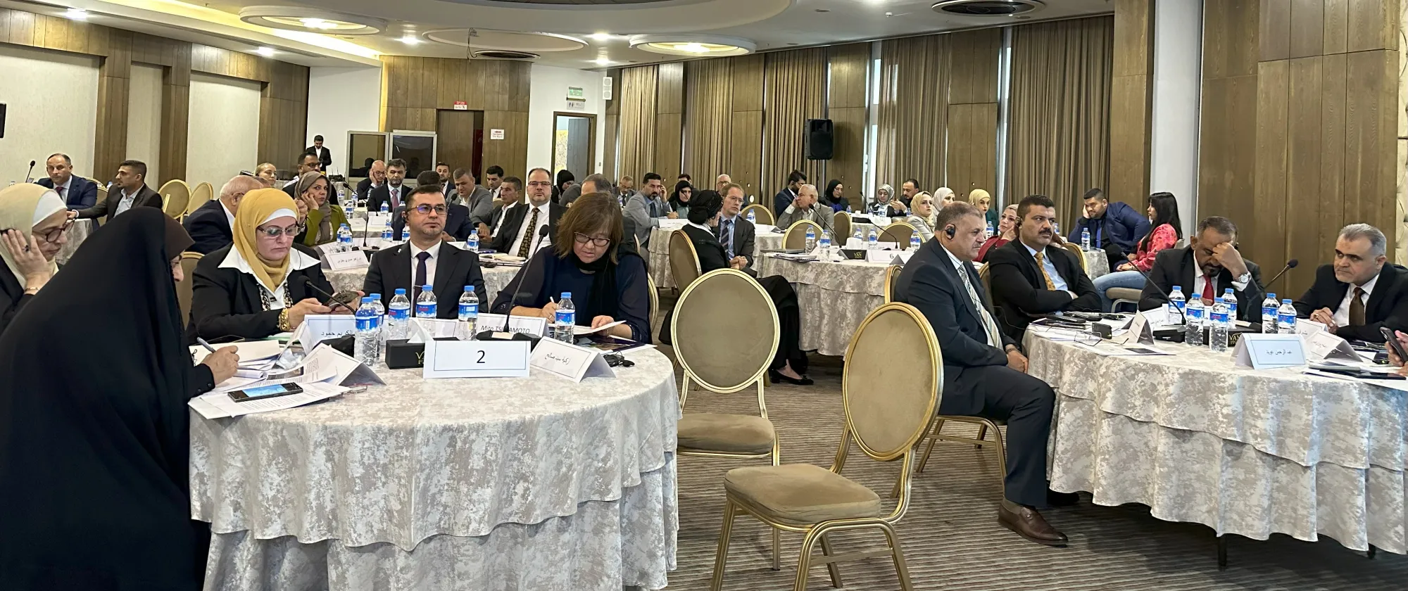 articipants at the workshop on Promoting Decent Work in Public Works Programmes in Iraq, held in Erbil 19 Sep 2024 