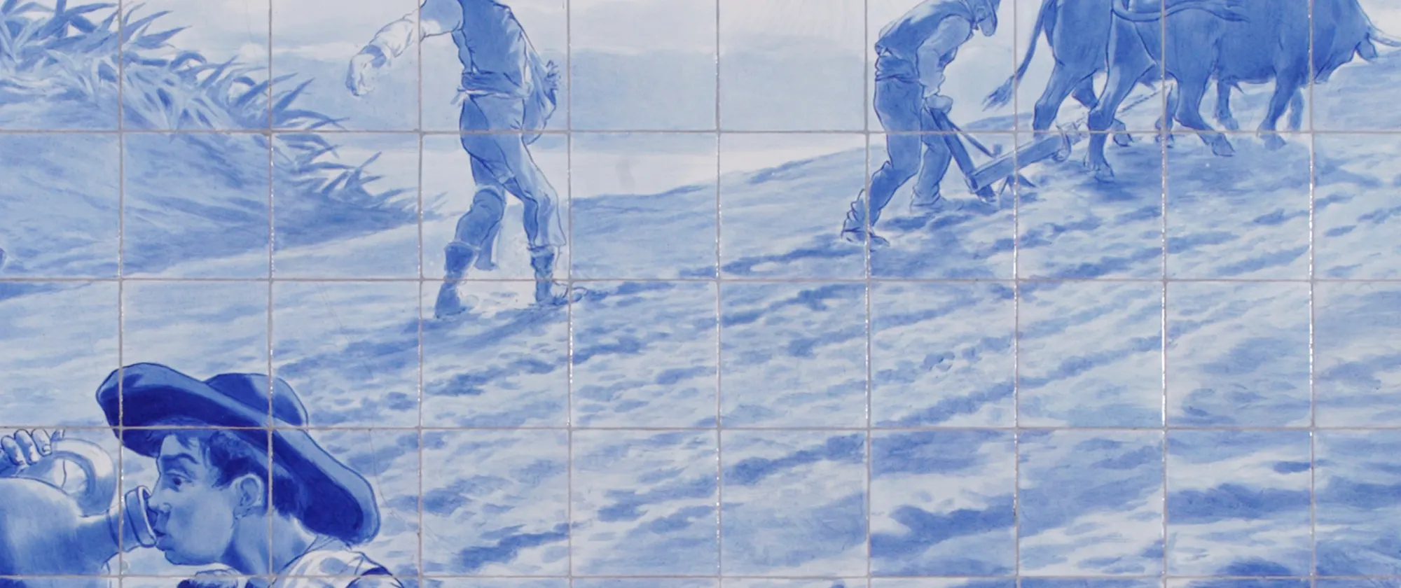 Detail of the tiled panel (1928) by the Portuguese artist Jorge Colaço, exhibited in BIT’s first headquarters (1926-1975), current headquarters of the World Trade Organization.