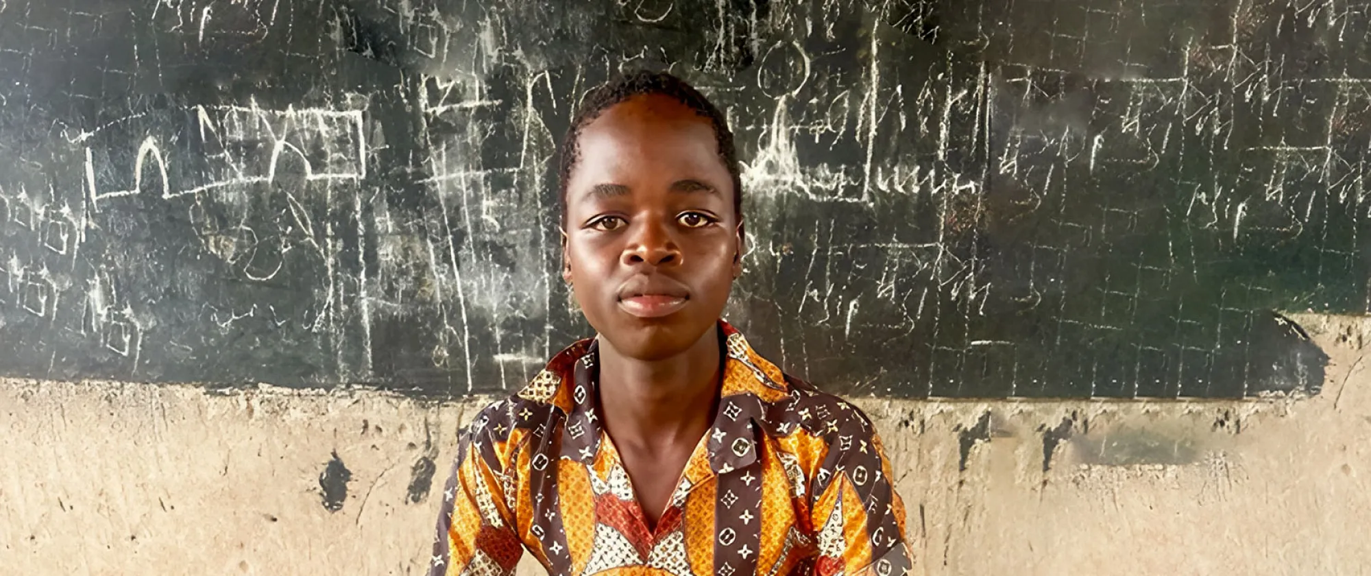 16-year-old Grecian Banda hails from Changaluwa village in Malawi