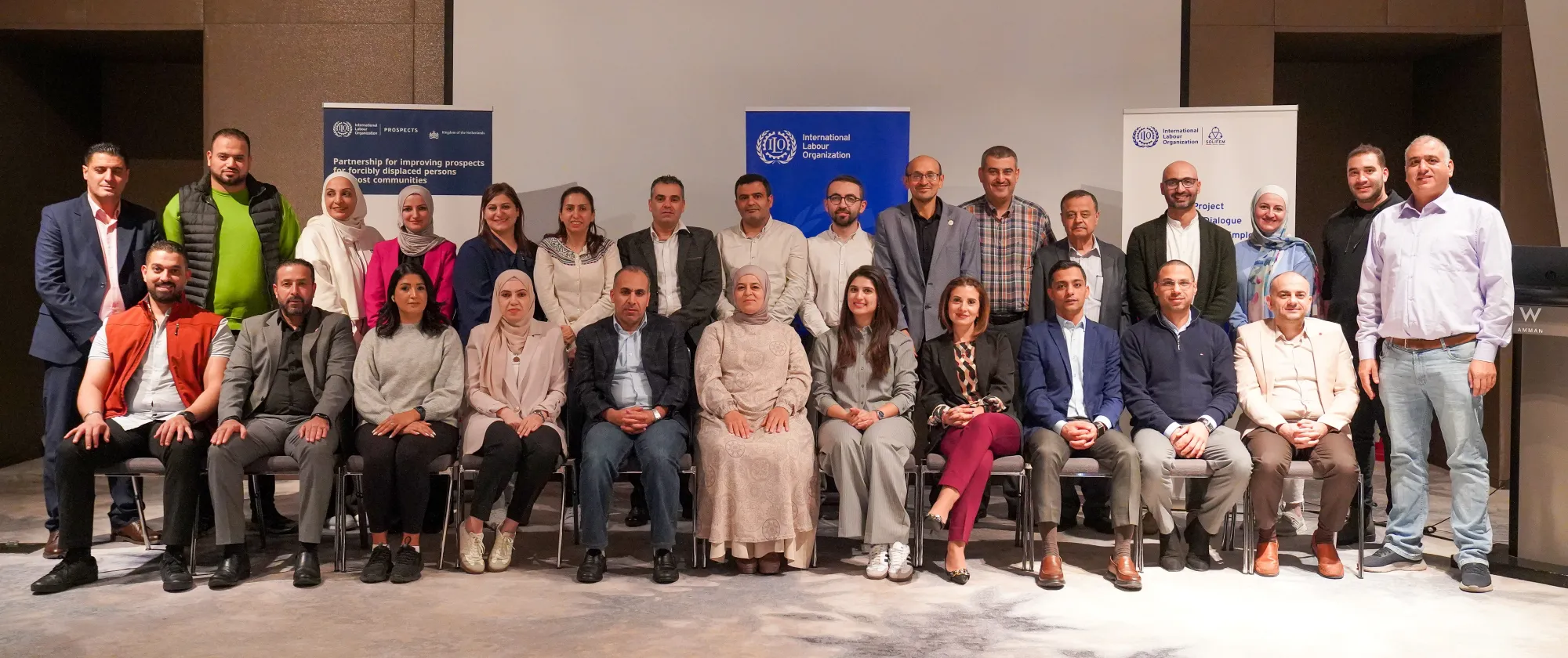 workshop participants in Jordan