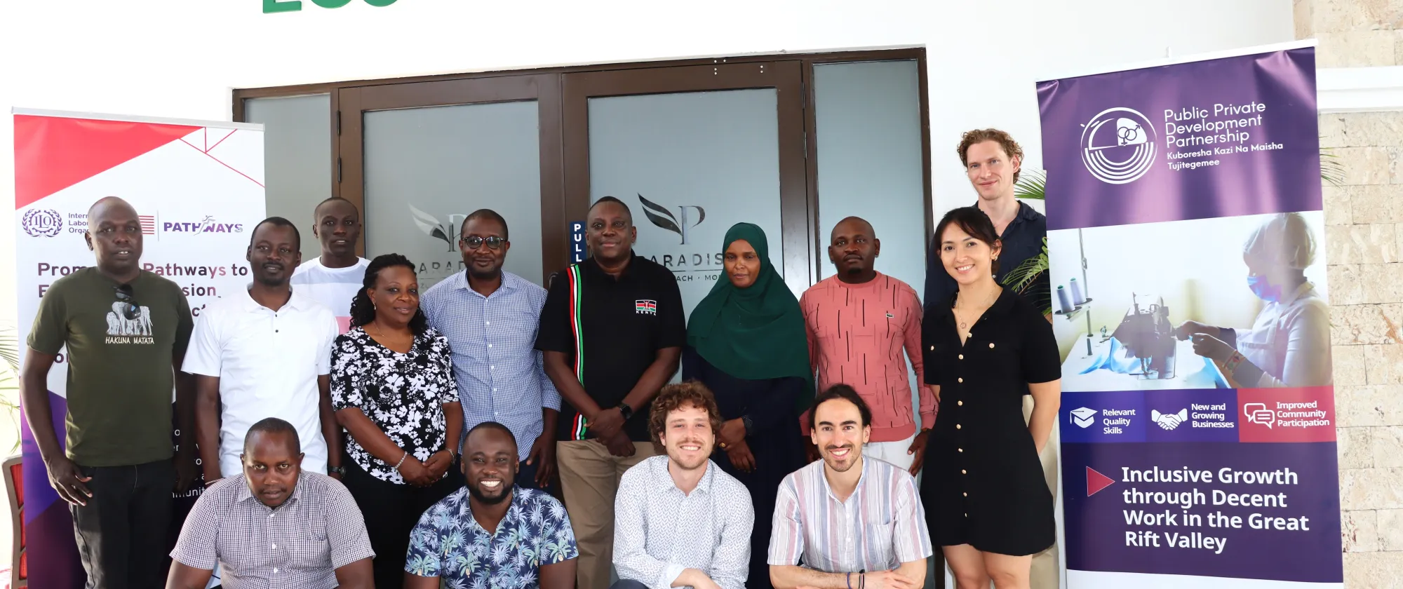 ILO Pathways and PPDP Staff during an MSD Training in Mombasa, Kenya - November 2024