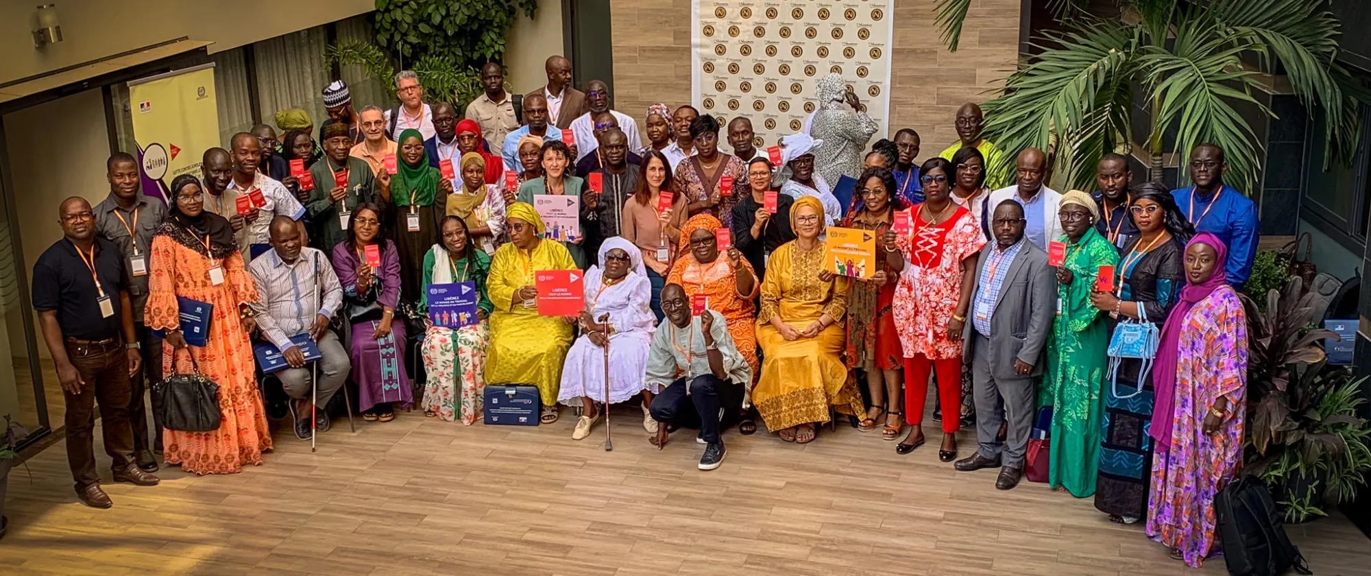 Photo de groupe, réunion Dakar
