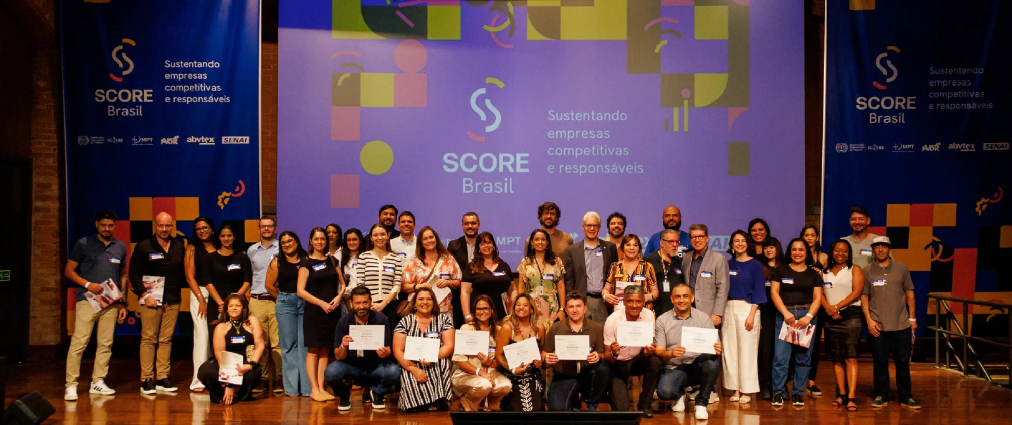 Evento de encerramento do projeto SCORE Brasil, novembro de 2024