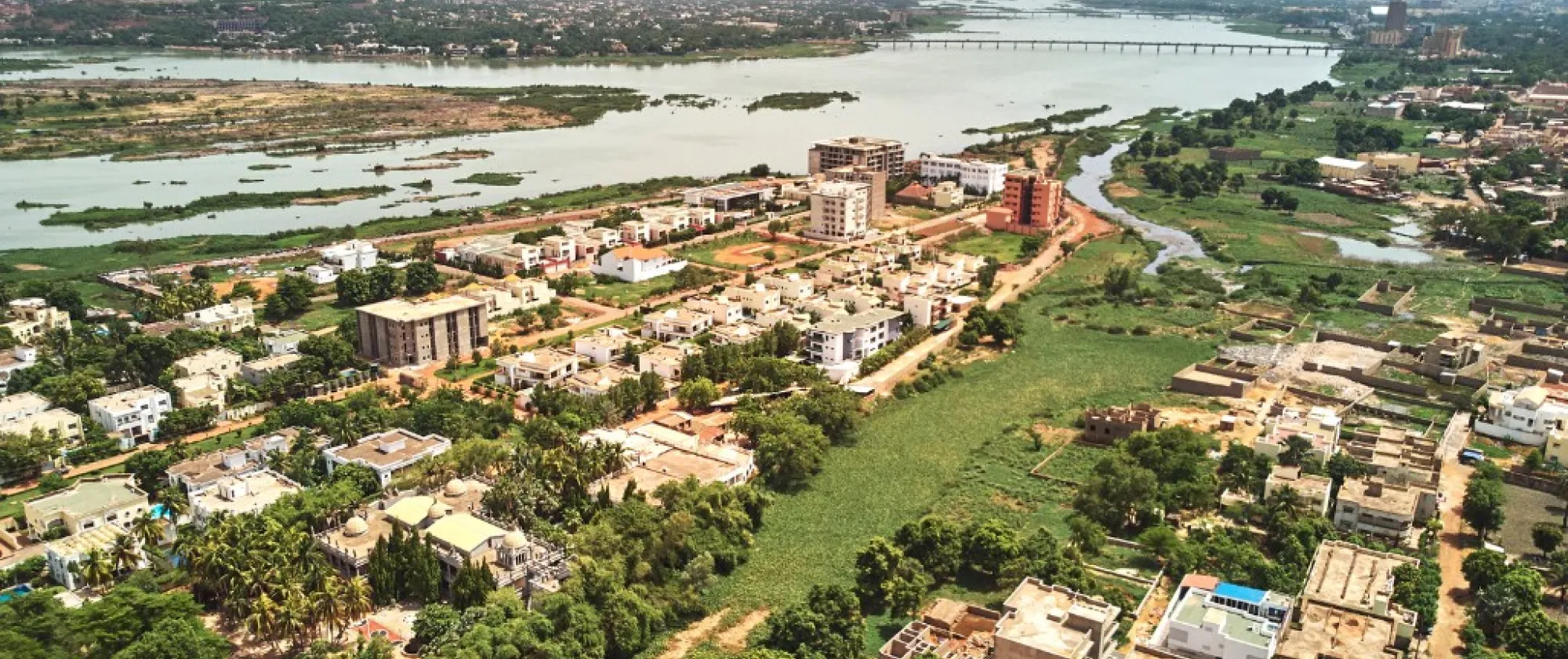 Mali view of the Niger river