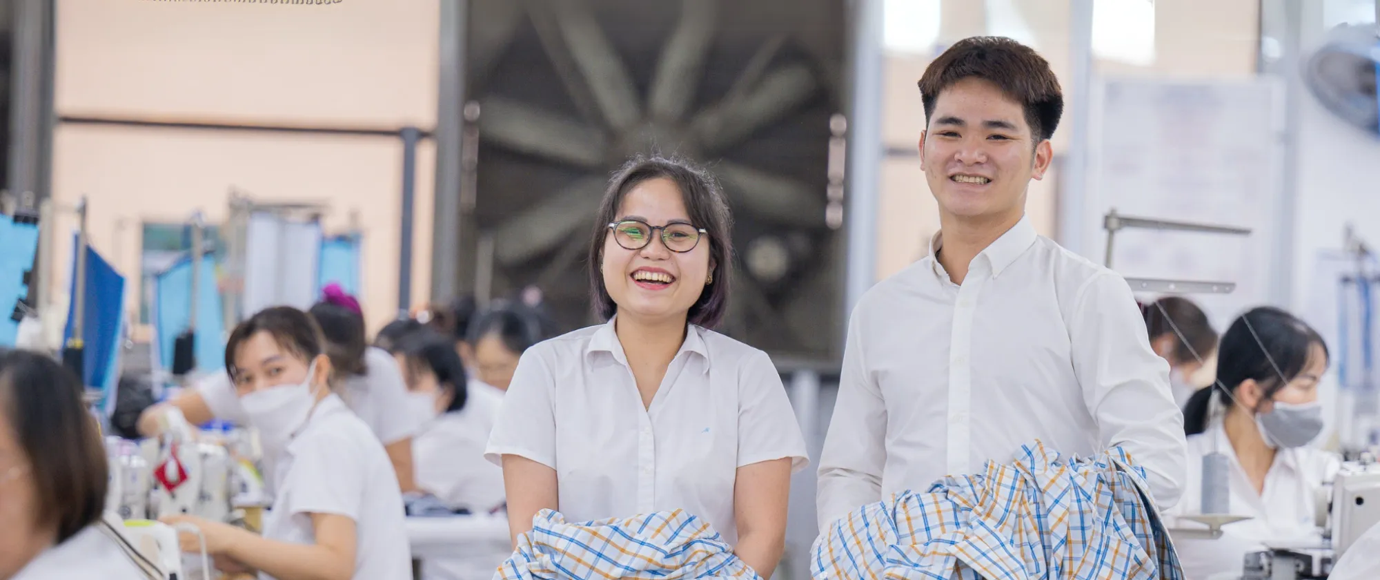 Workers at Garment 10 Company, Hanoi, Viet Nam