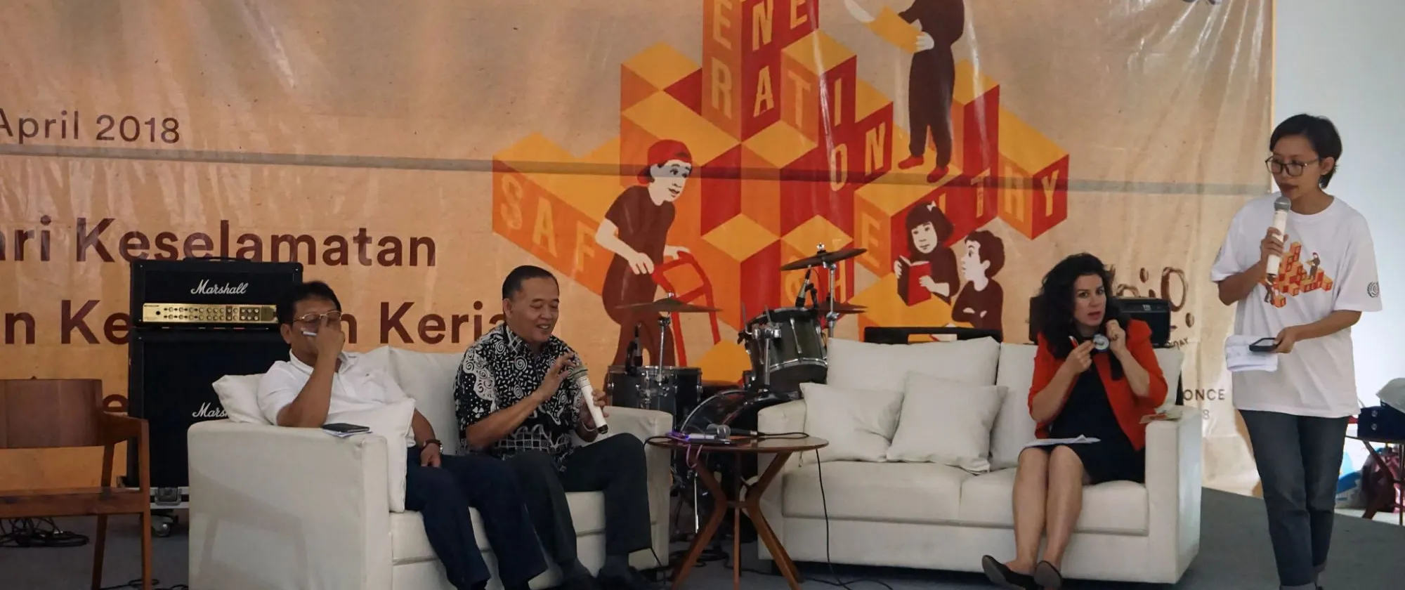  4 discussants during 2018 OSH Festival titled “Generation Safe and Healthy”