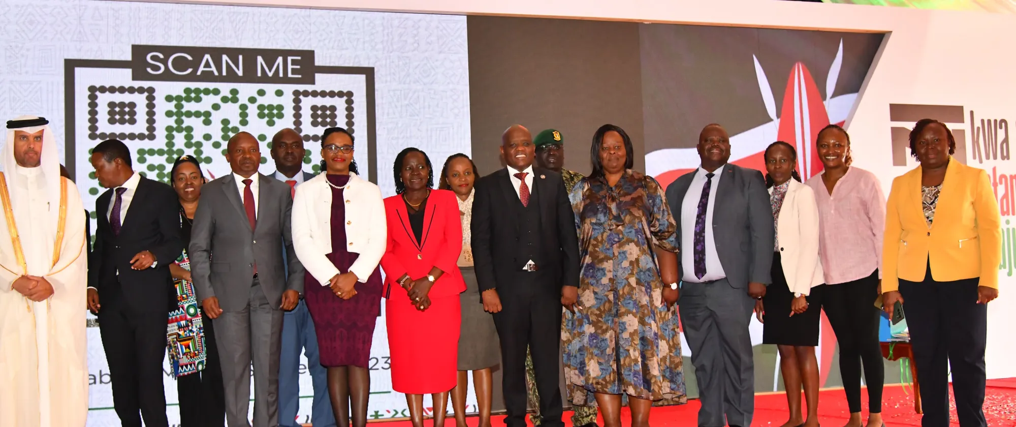 Group photo with Hon. Kithure Kindiki Vice President of the Republic of Kenya