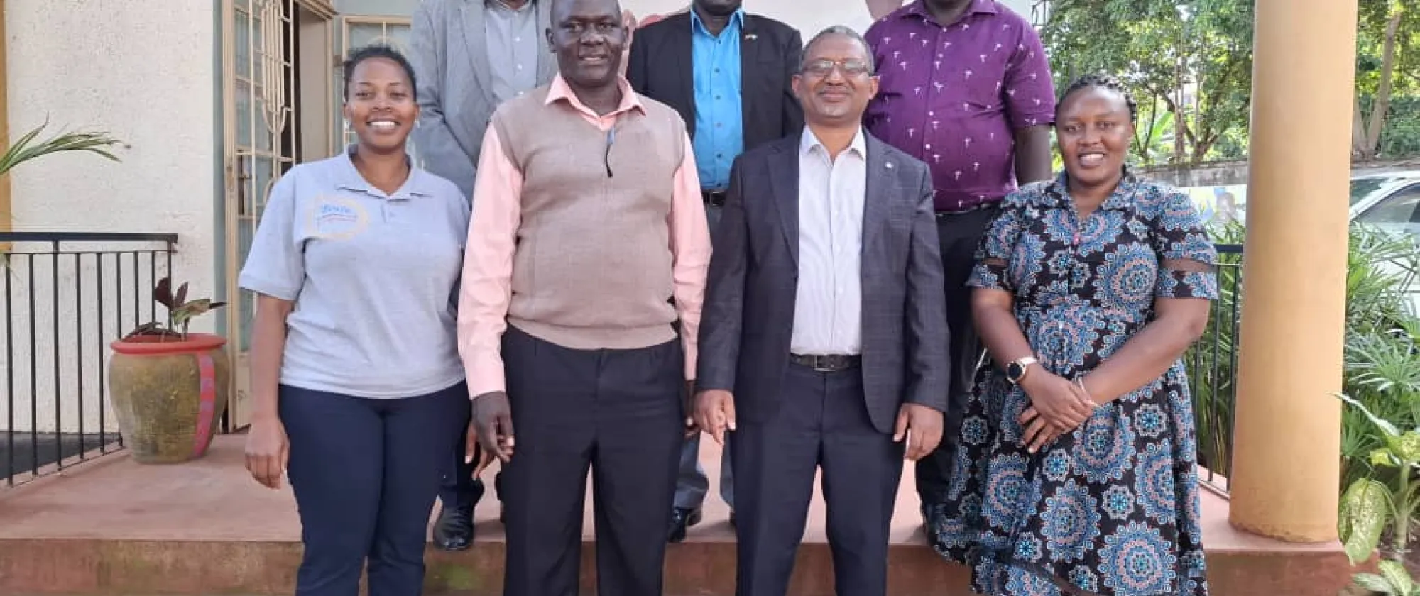 Group photo of ILO team with SIYB trainers at WAZESHA Impact