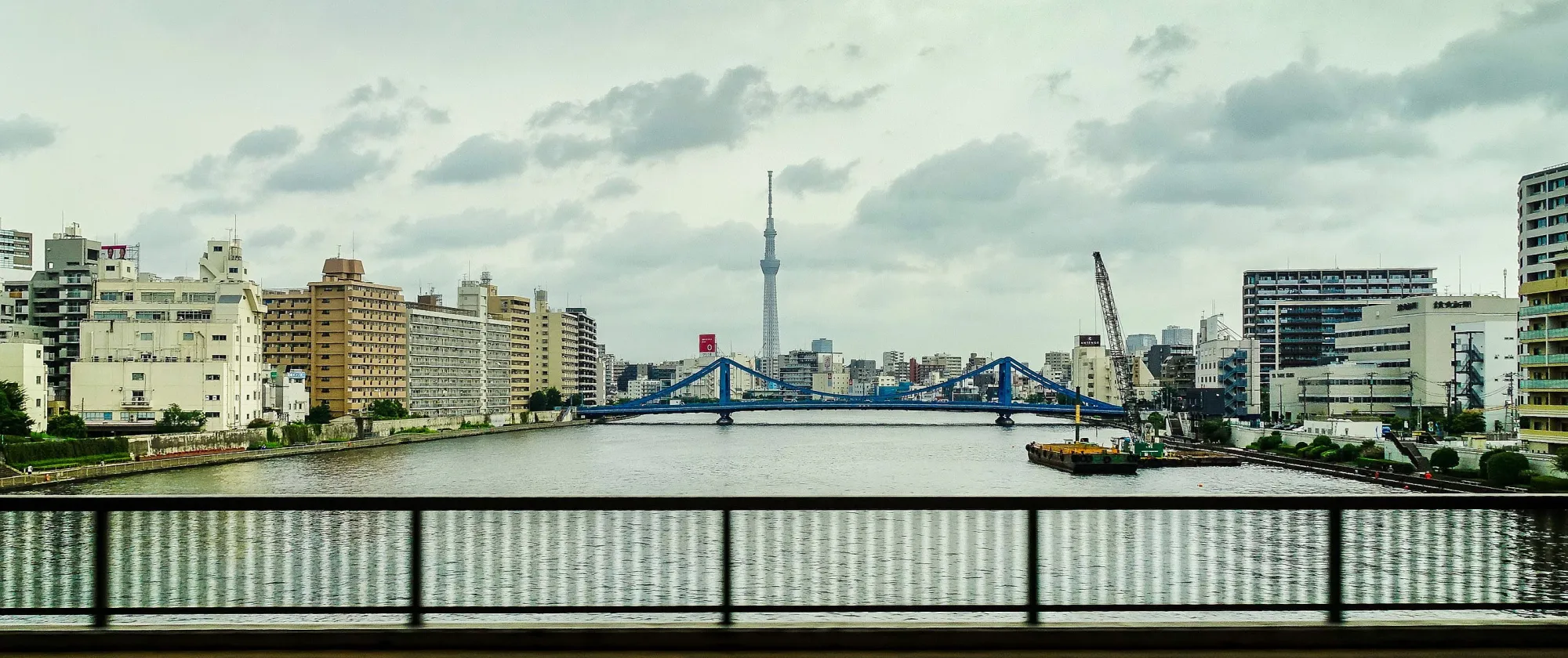 Tokyo skytree and Sumida river