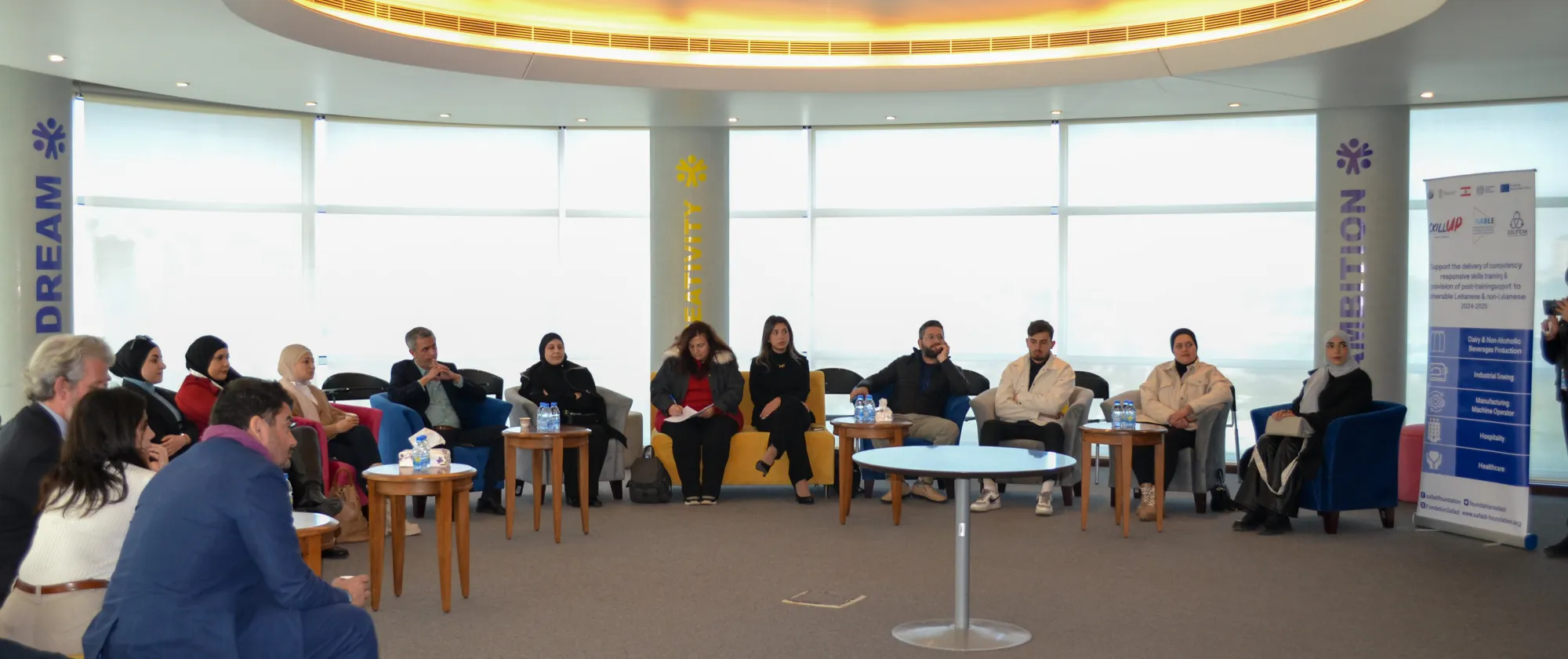 Focus Discussion Group that was held with beneficiaries before the graduation ceremony.