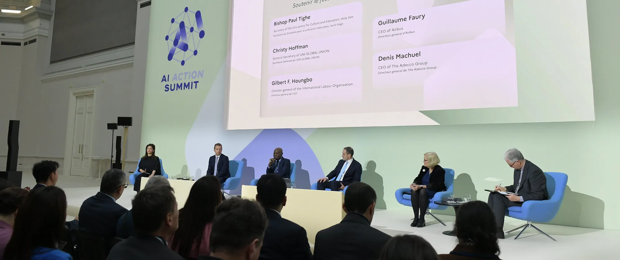 ILO Director-General addresses the Action Summit on Artificial Intelligence