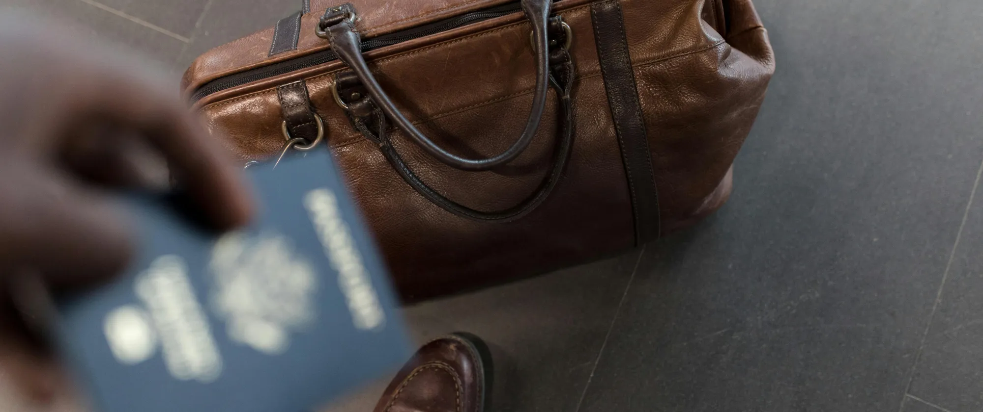 Man travelling