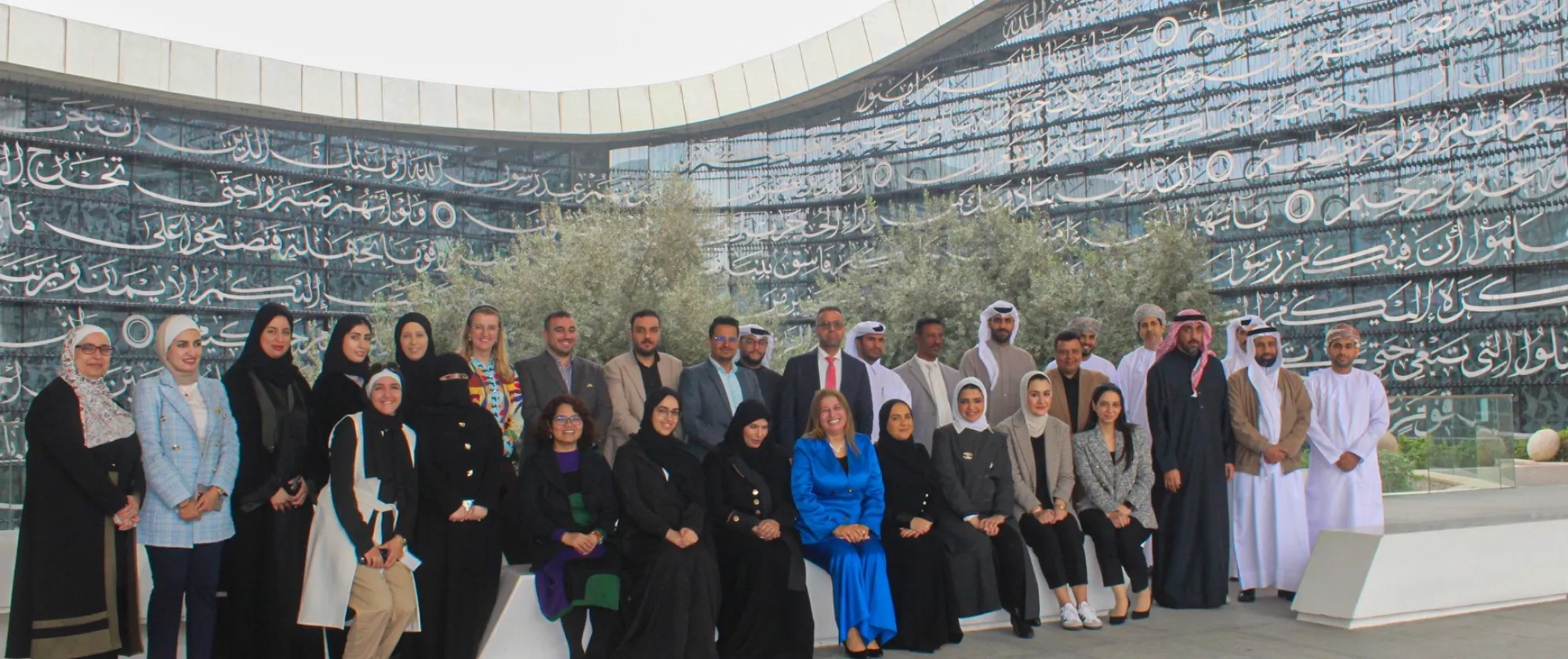 a group photo of masterclass participants