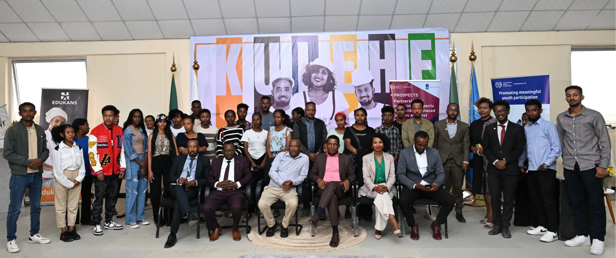 Group picture of participants of Kulehe project launching event