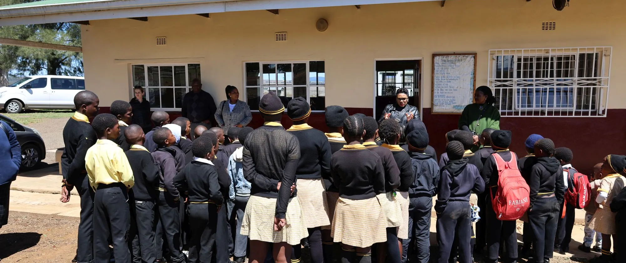 learners during child labour outreach