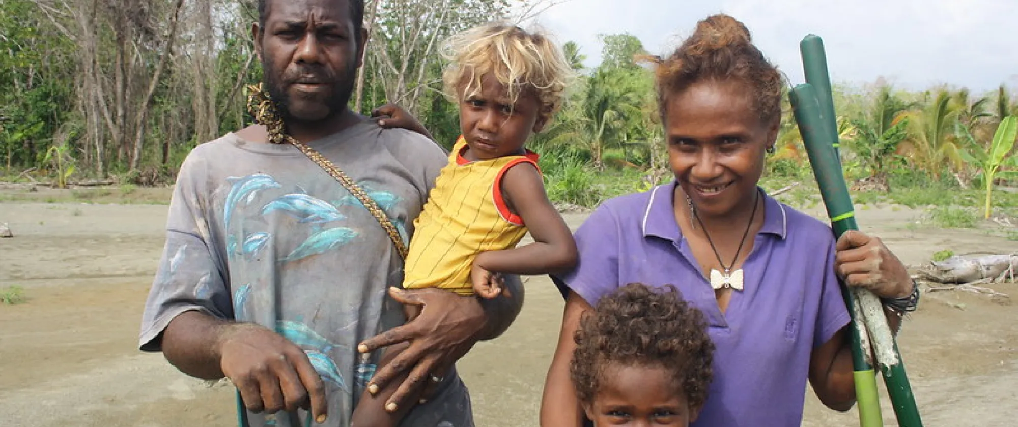 Farming family, Honiara, Solomon Islands 