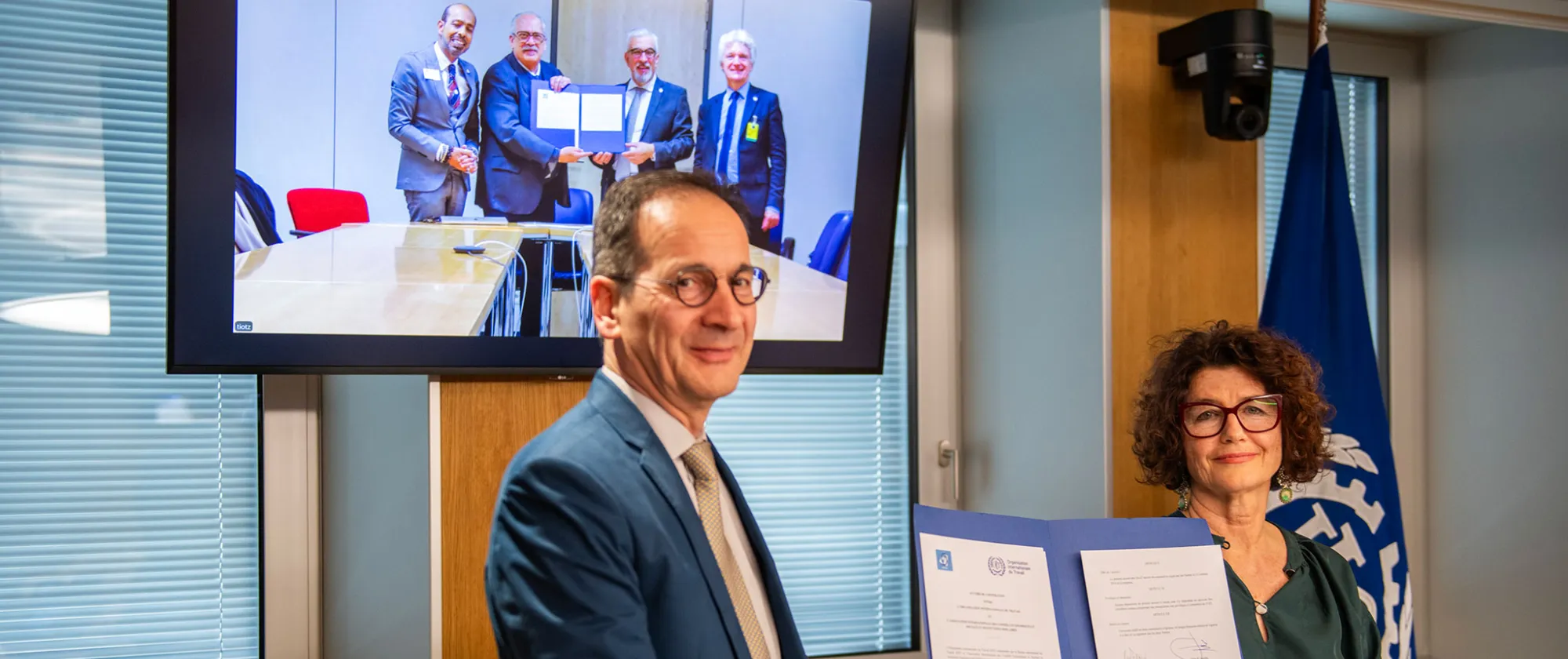 ILO-AICESIS Virtual Signing Ceremony