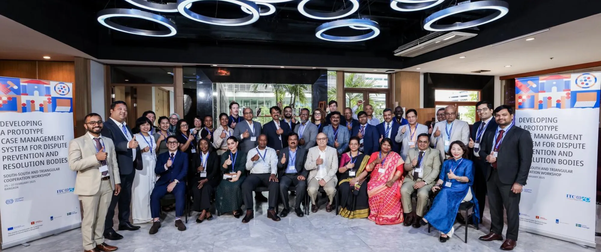 40 participants from 15 South-South regional countries gathered to discuss upgradation of labour justice mechanism 