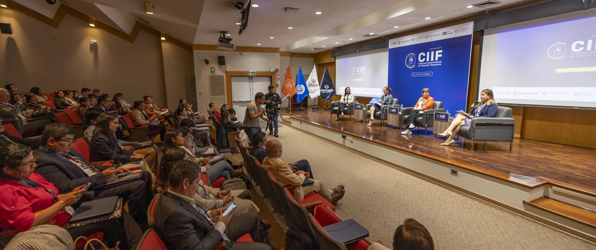 Auditorio donde se realizó el CIIF 2023.