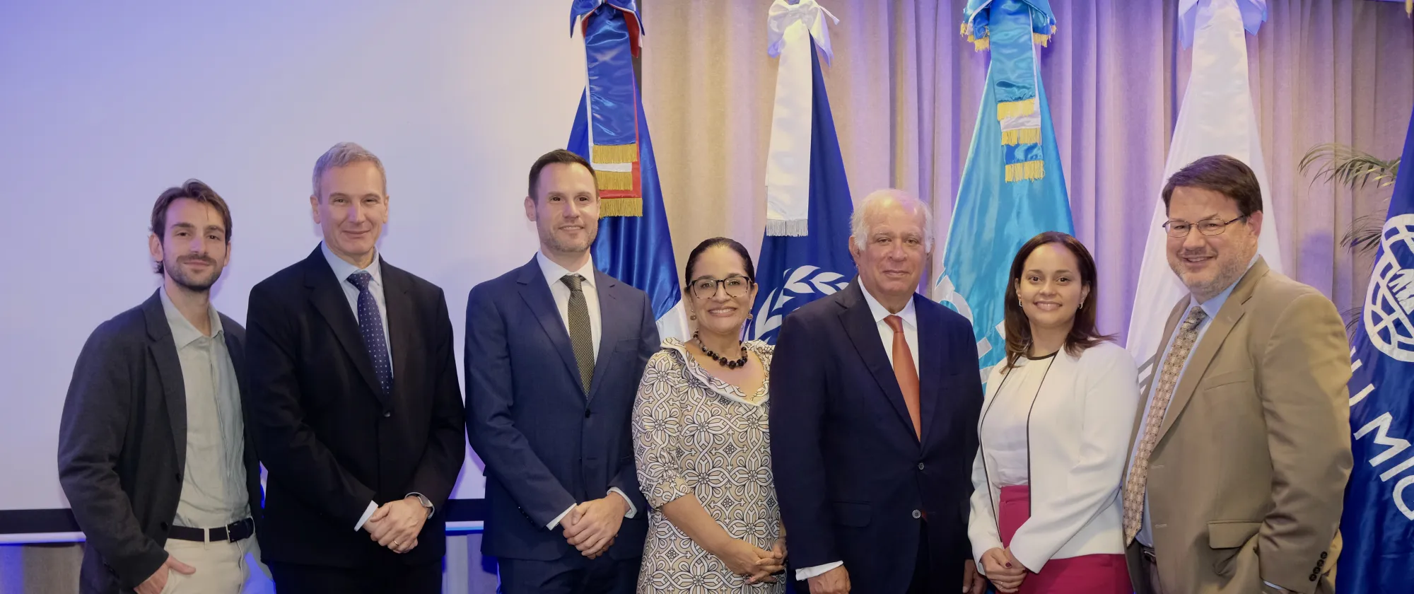 Autoridades en el Cuarto Seminario Internacional “Flujos globales de movilidad humana y políticas migratoria” del Instituto Nacional de Migración (INM) de República Dominicana con OIT.