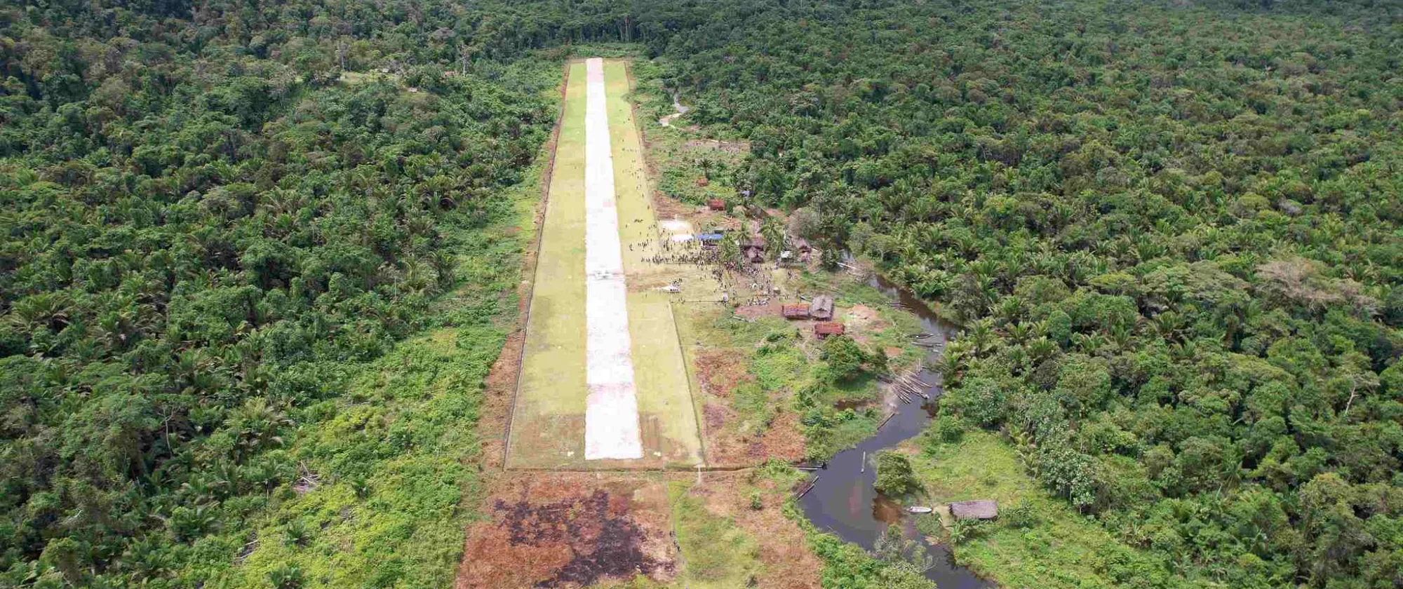 Mariama Airstrip, rehabilitated under the EU-STREIT PNG Programme.