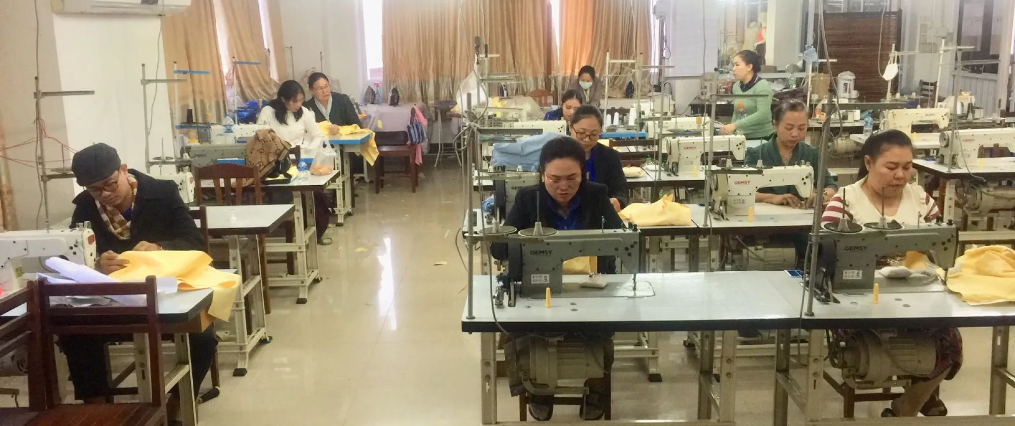 Sewing training workshop