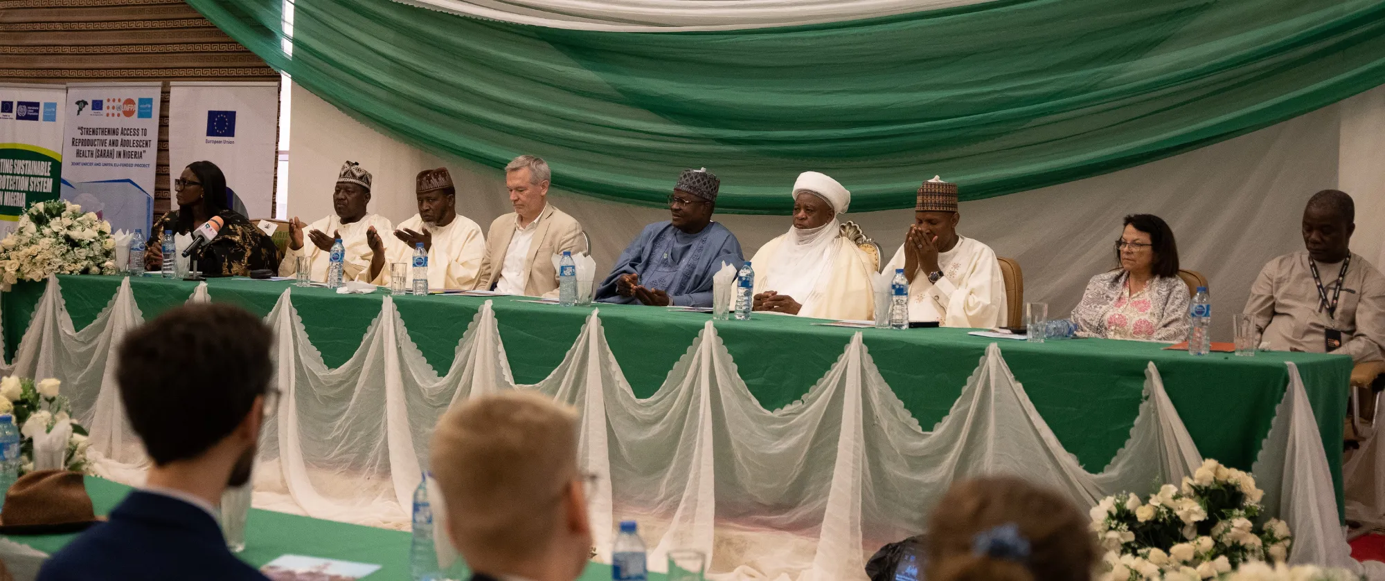 Members of the diplomatic community along with government officials, traditional and religious leaders of Sokoto State at official launch of Supporting Sustainable Social Protection Systems in Nigeria (SUSI) in Sokoto State