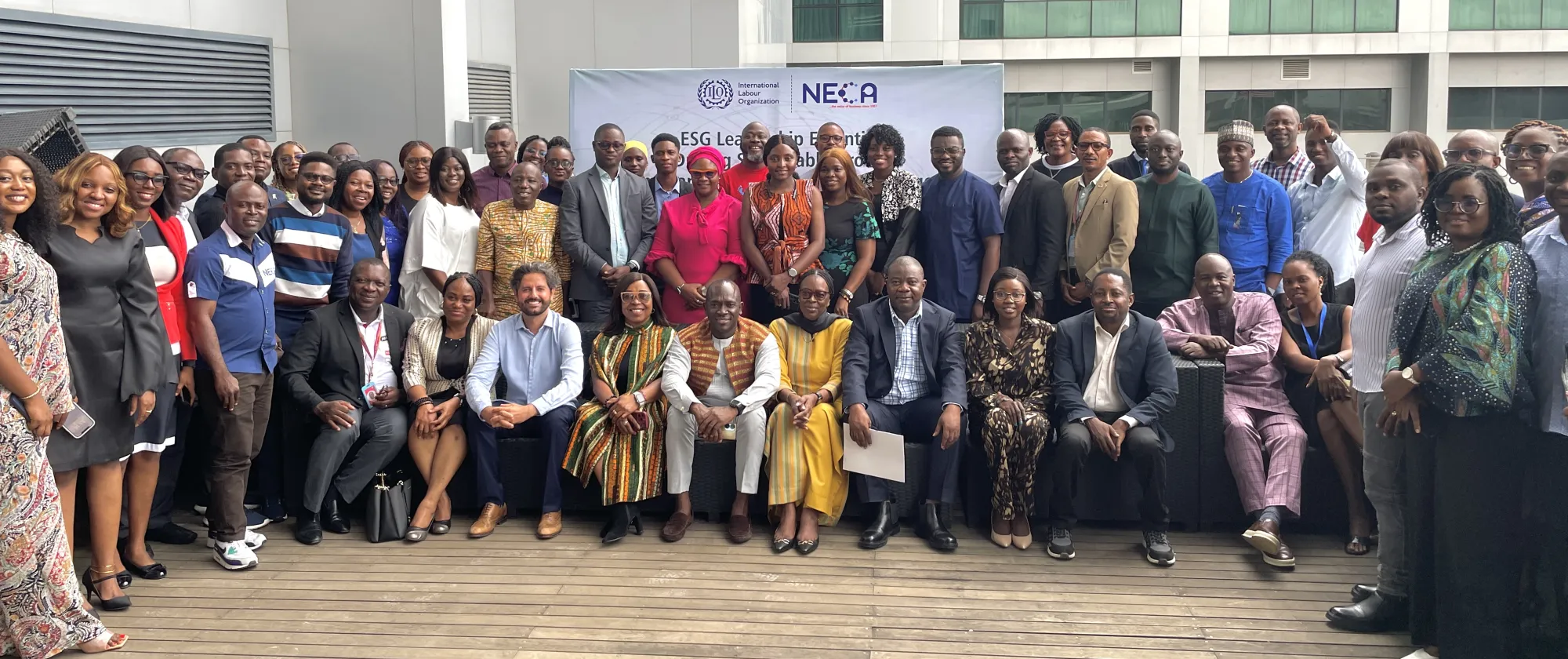 ILO ACT/EMP and  ITCILO specialists with members of Nigeria Employers' Consultative Association (NECA) 