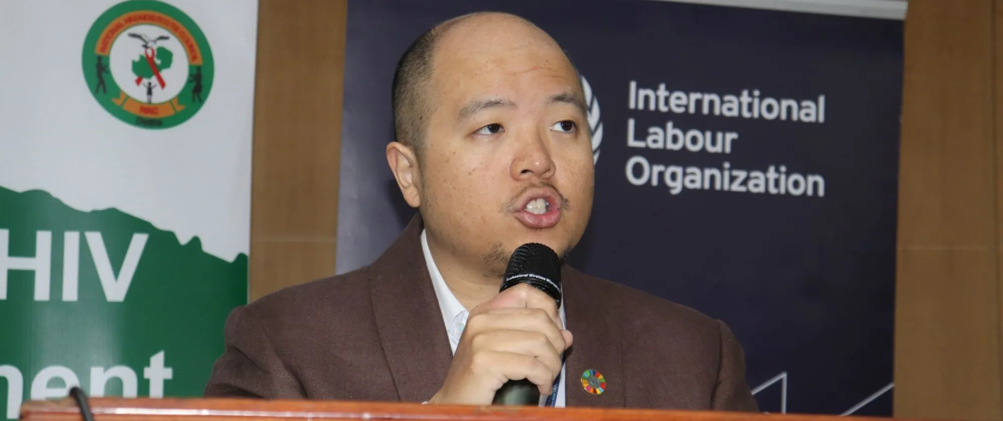 ILO Social Protection Manager Mr. Jie Yu Koh.