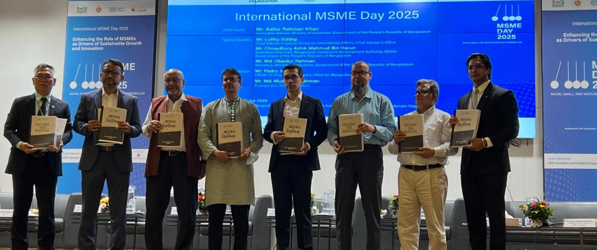SME Foundation in collaboration with ILO launched the TAX and VAT manual for the SMEs