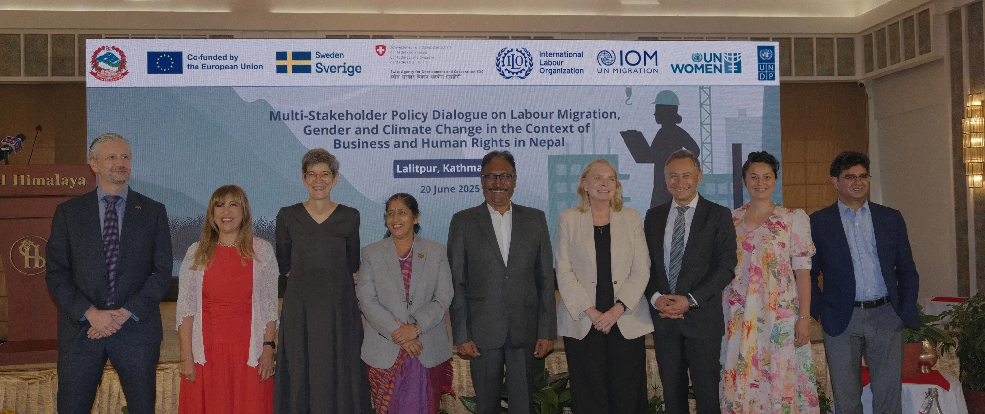 A national level “Multi-Stakeholder Policy Dialogue on Labour Migration, Gender and Climate Change.