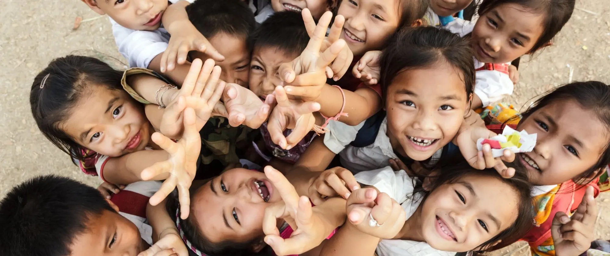 Children faces. 