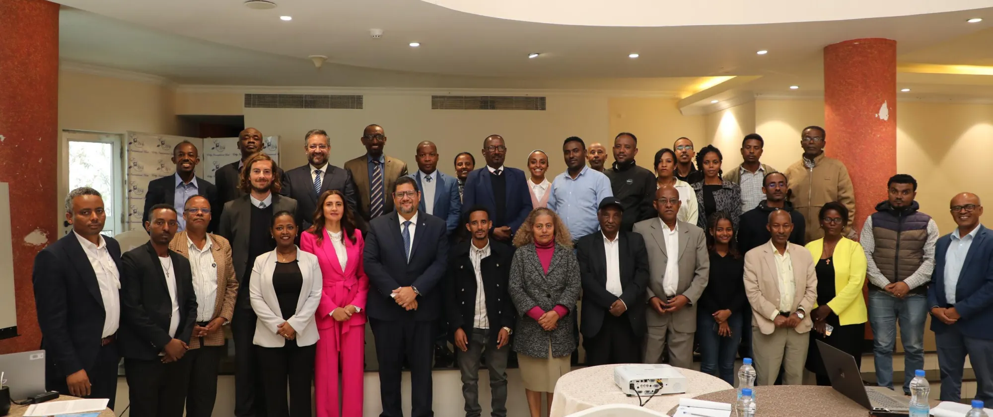 Group photo of meeting participants in Addis Ababa
