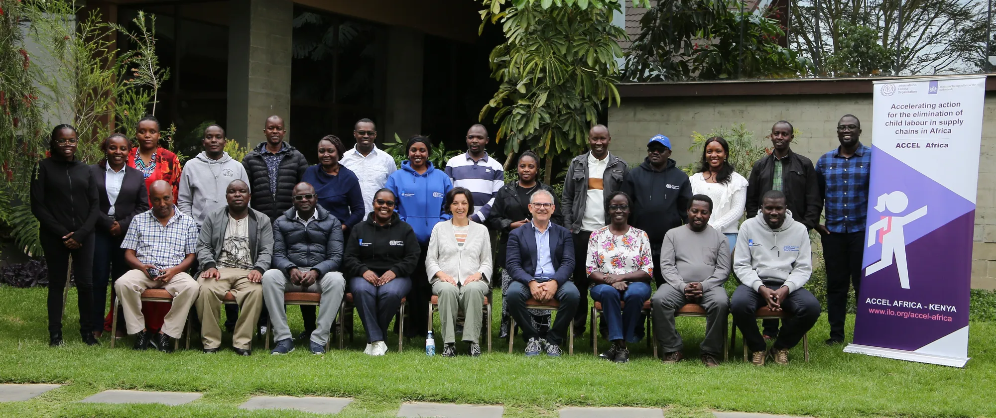 Group photo of statistics training