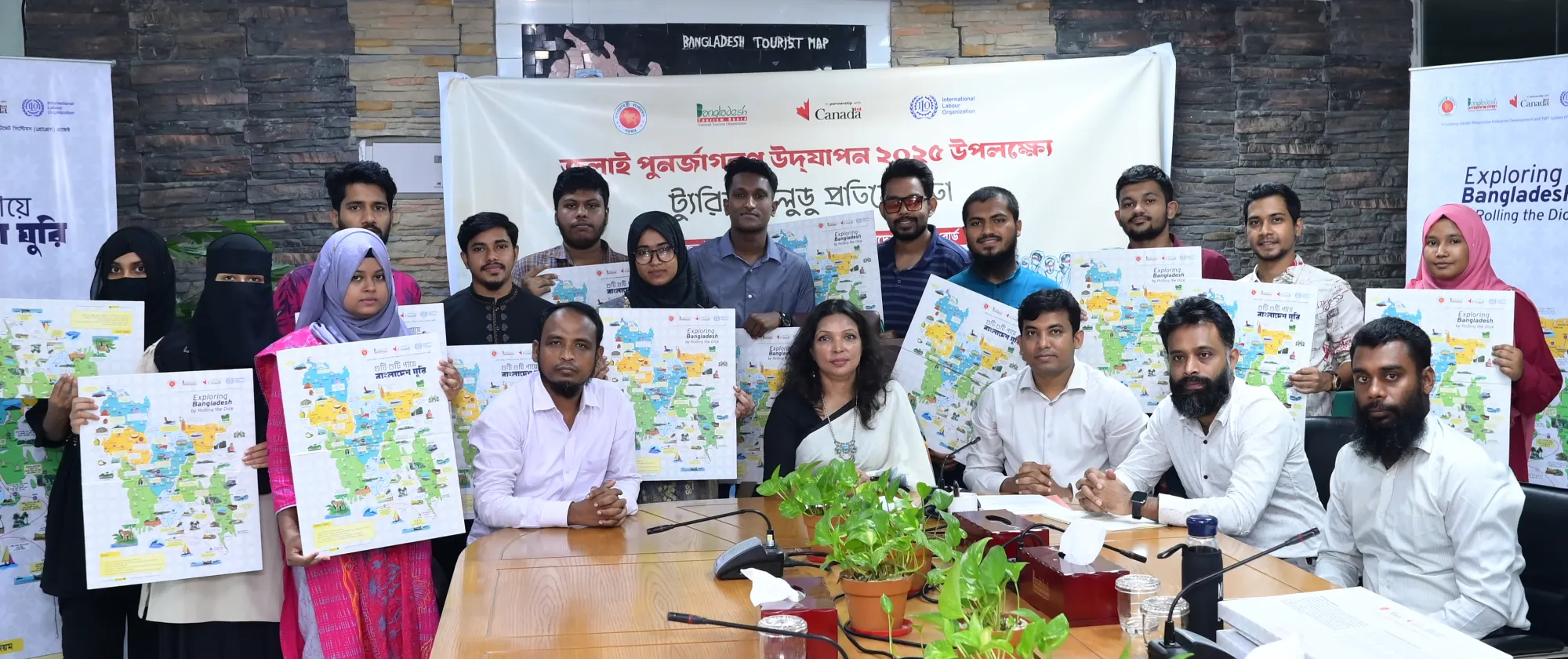 Some of the participants of the competition