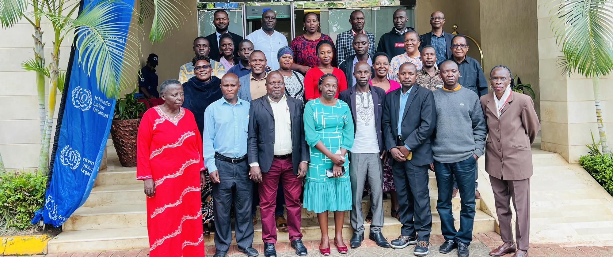 Group photo of the cooperatives training in Uganda