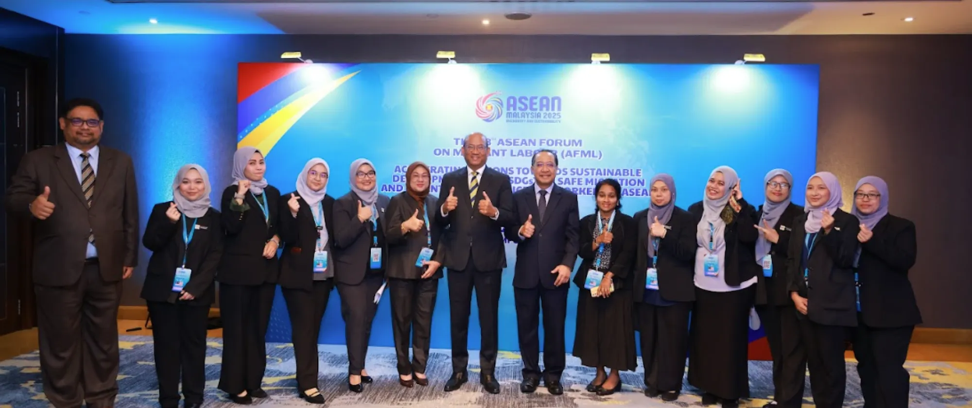 Participants in The 18th ASEAN Forum on Migrant Labour 