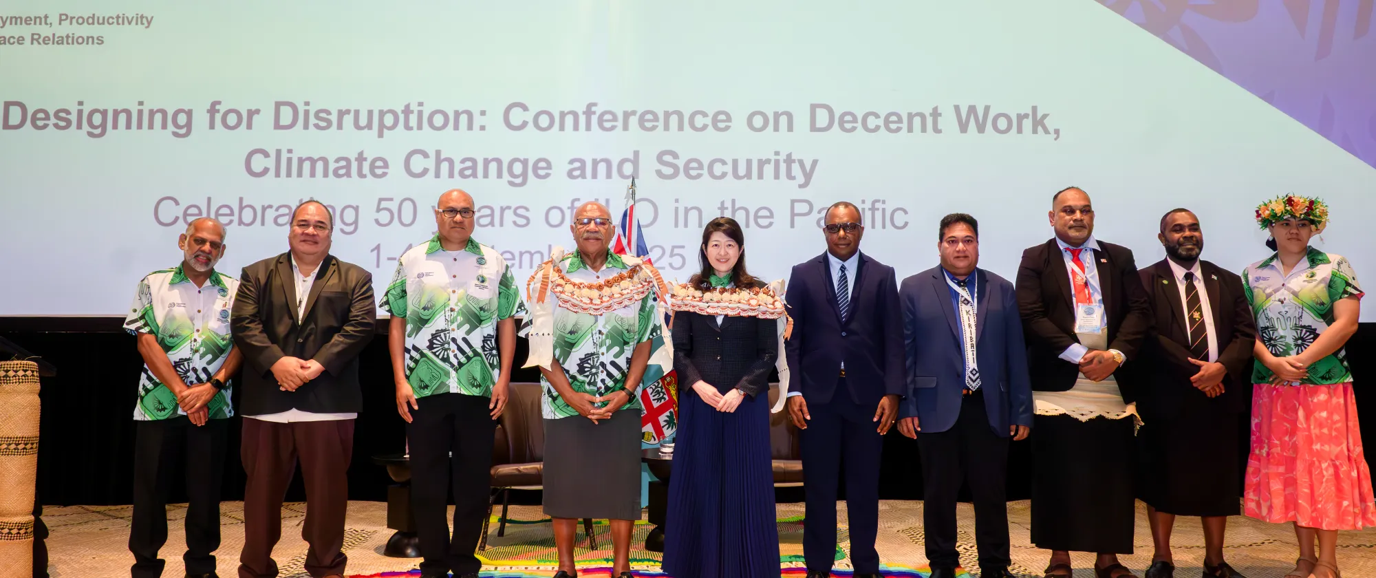 Pacific Island delegations join ILO to mark 50years in the Pacific 