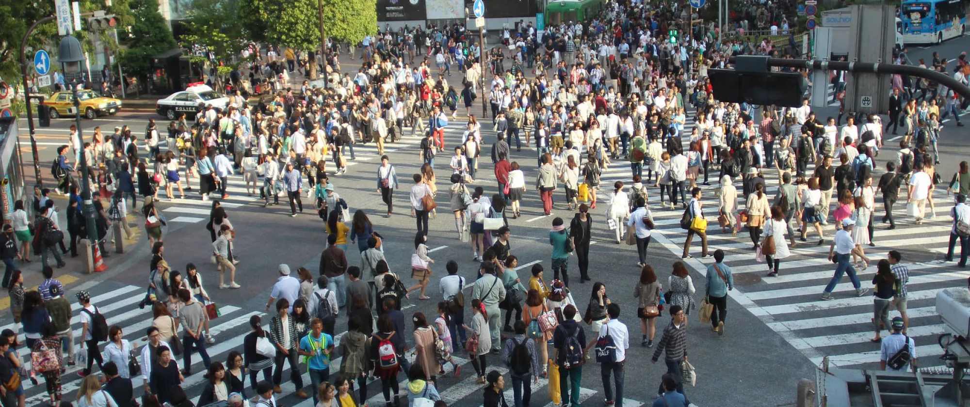 People walking in the street