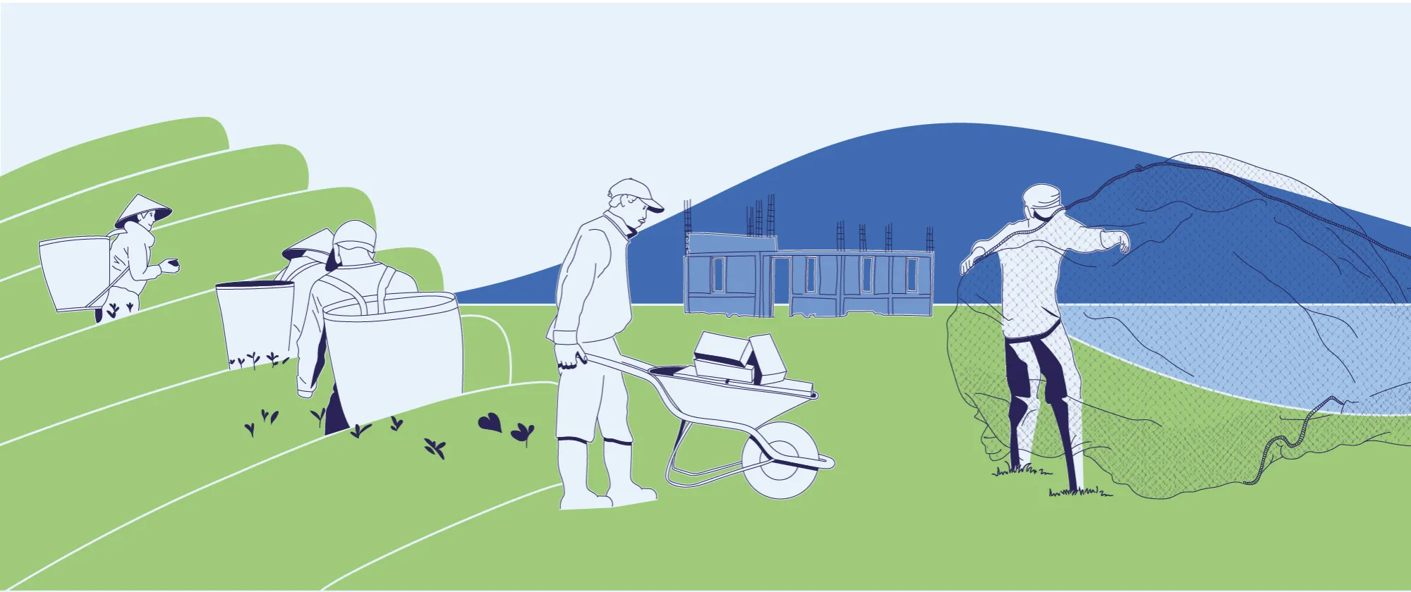 ILO illustrative banner for COP30