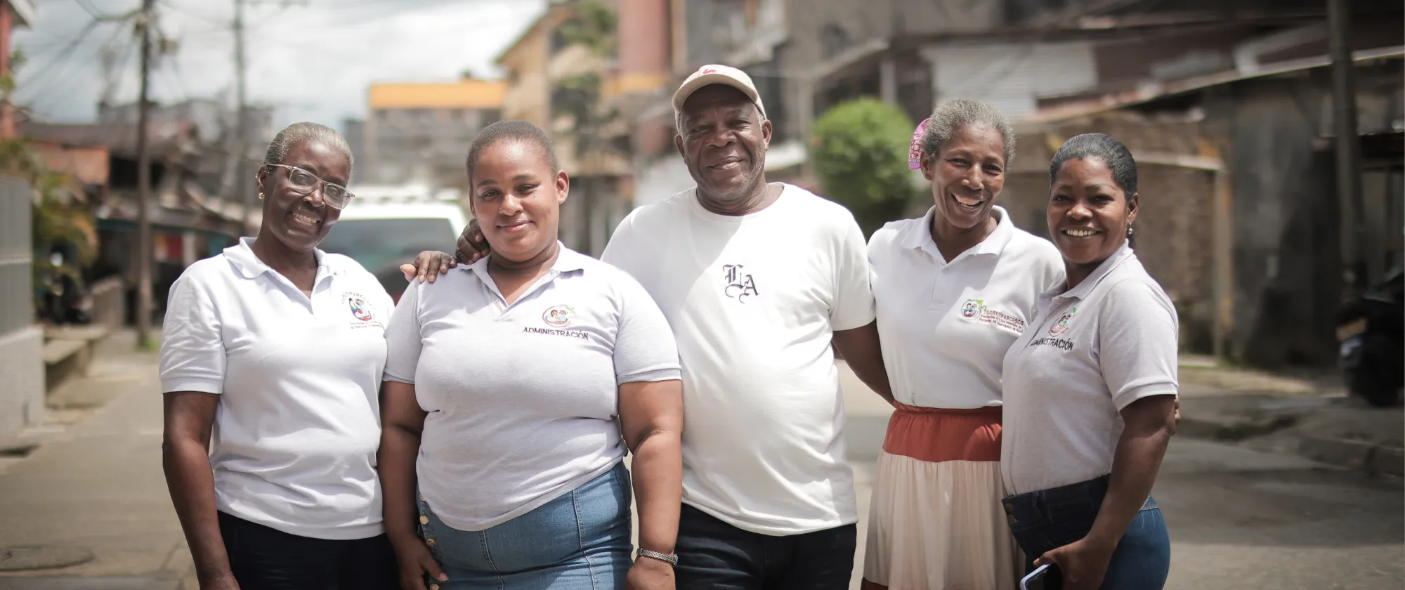 Foto de integrantes de las casa de la partería en Quibdó, Colombia. 