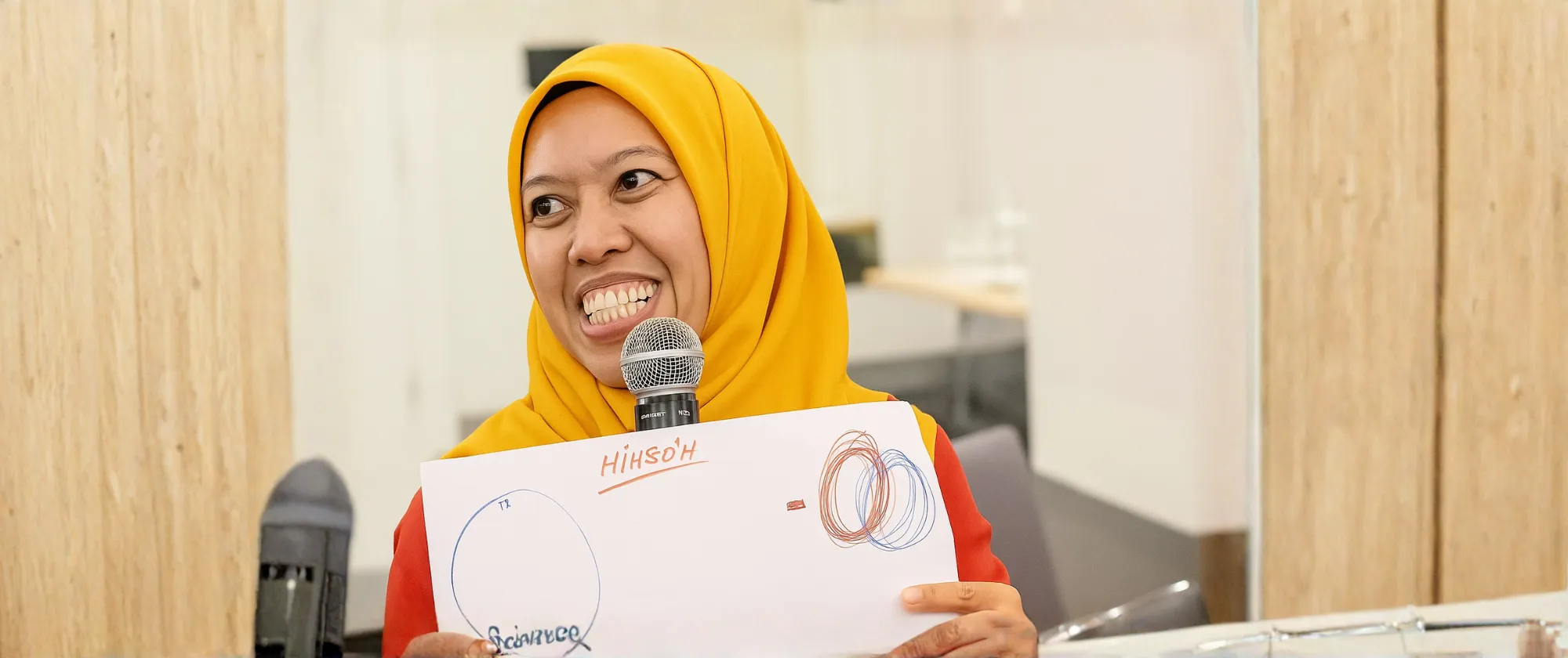 Ningsih in her first leadership training in March 2024.