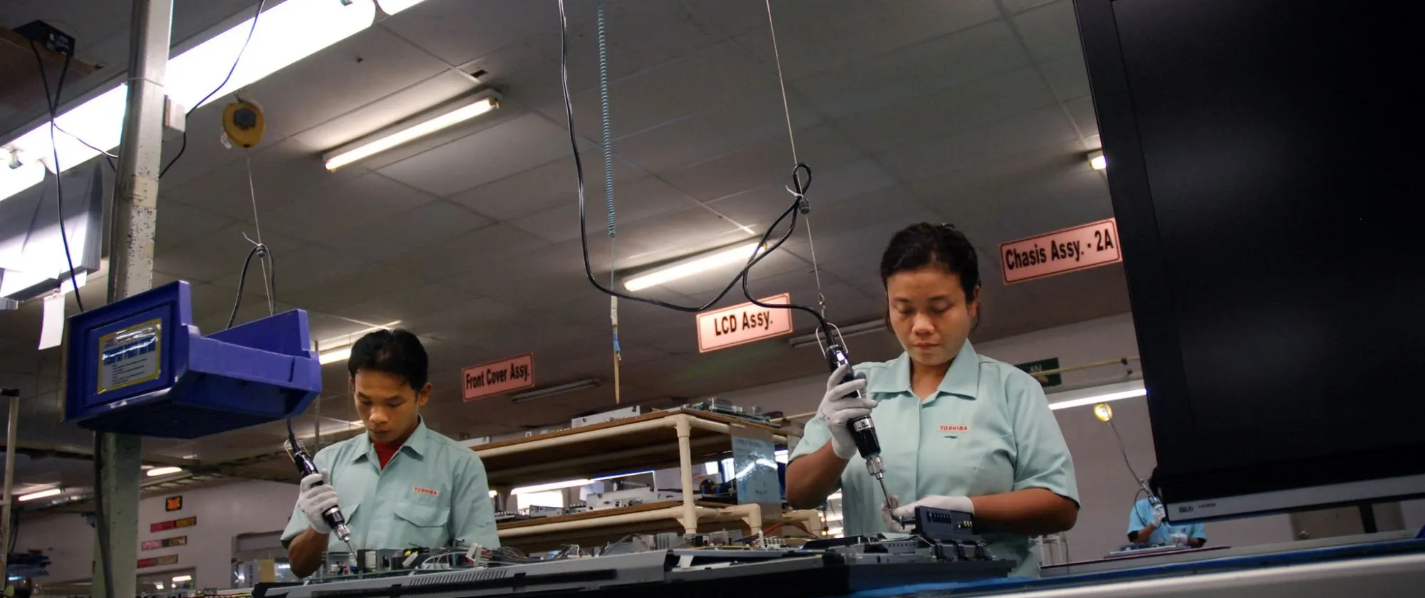 gender equality in an electronic factory