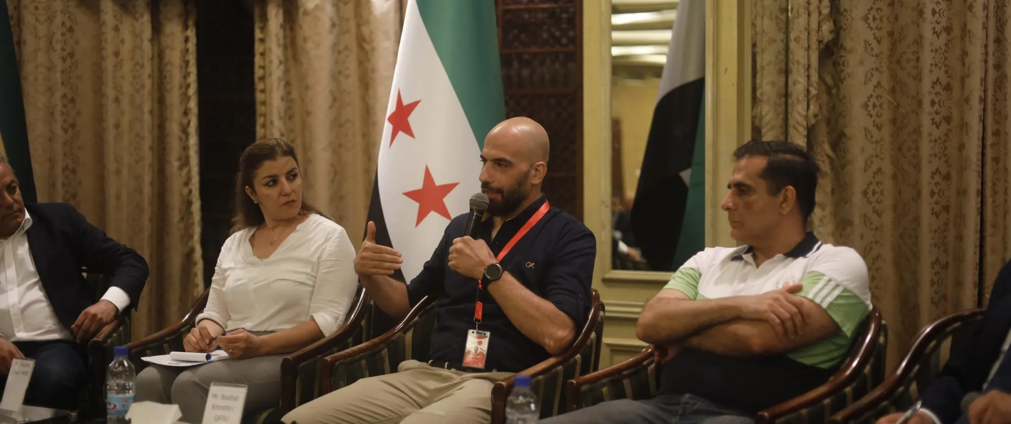 A panel on textile garments