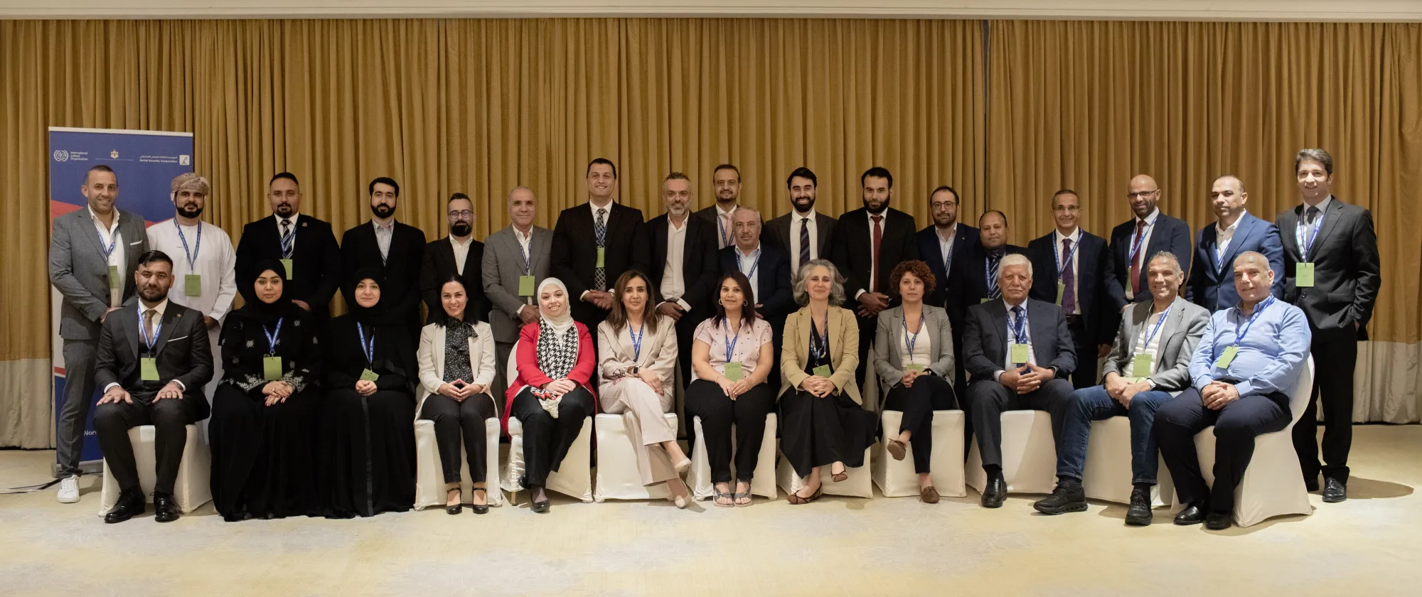 National delegations and social partners from 9 Arab countries united in Amman for the foundational course of the ILO Arab Region Social Insurance capacity-building programme.