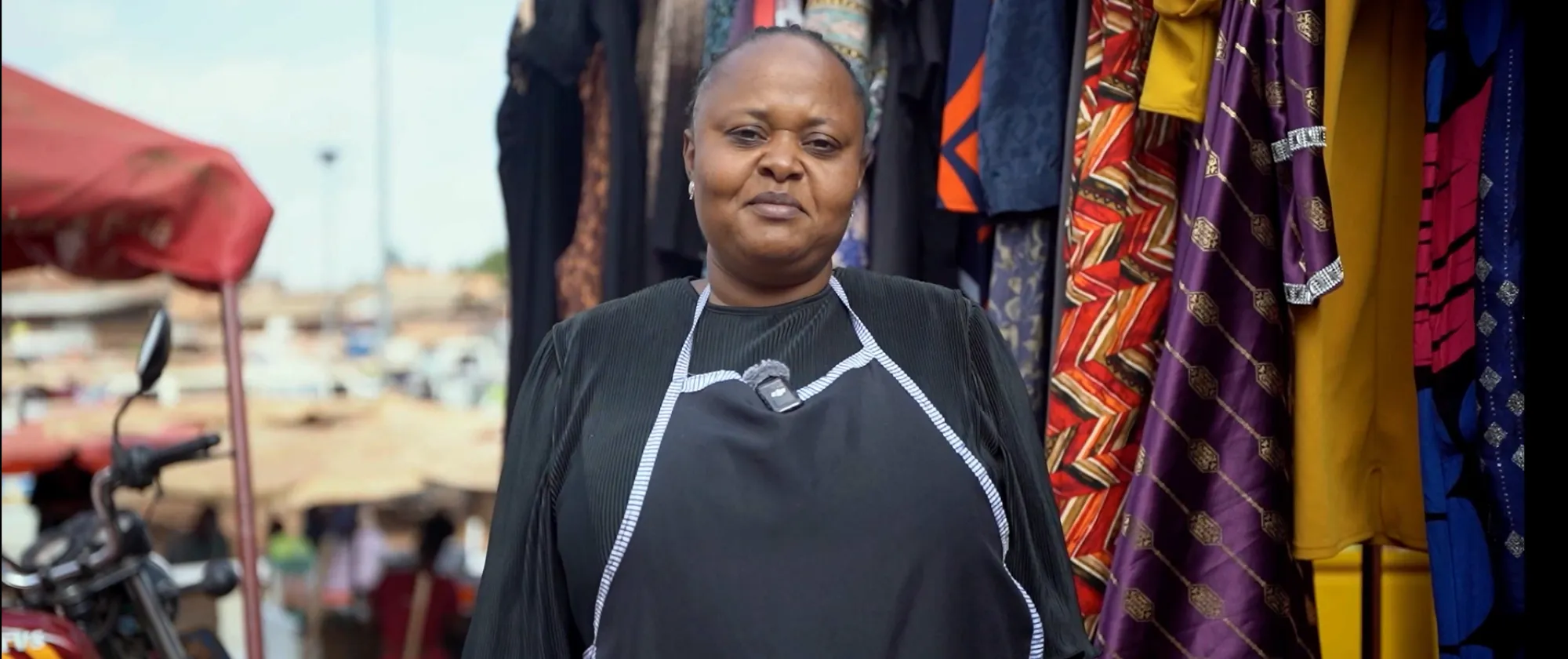 BRMM Beneficiary standing in her shop